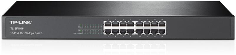 Коммутатор TP-LINK TL-SF1016 черный