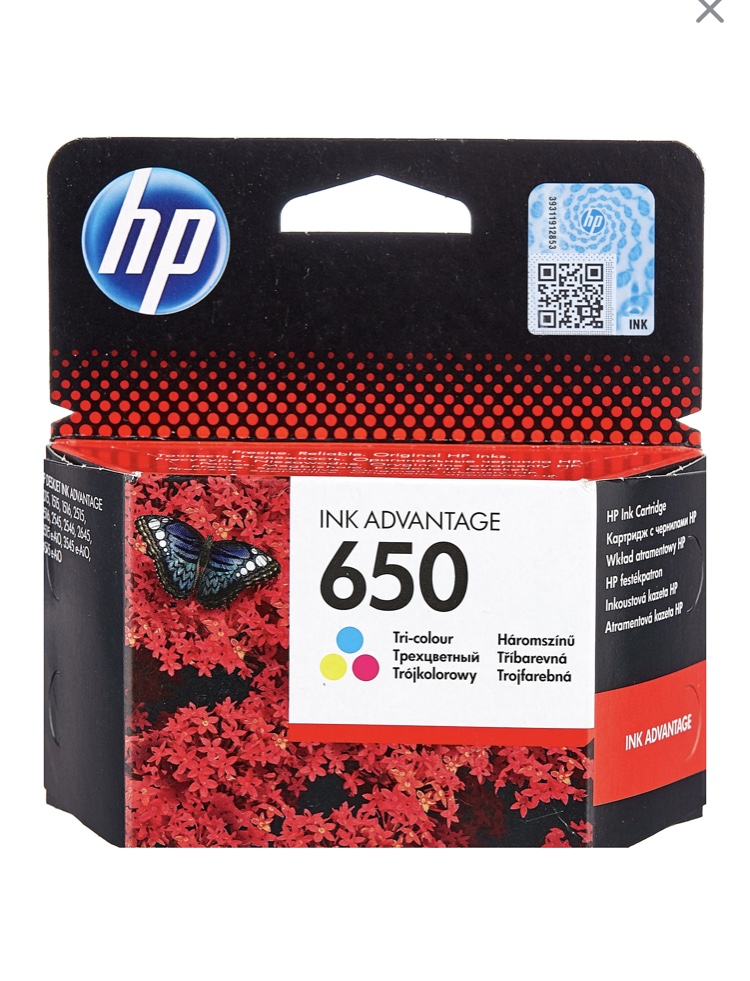 Картриджи HP 650 CZ102AE многоцветный