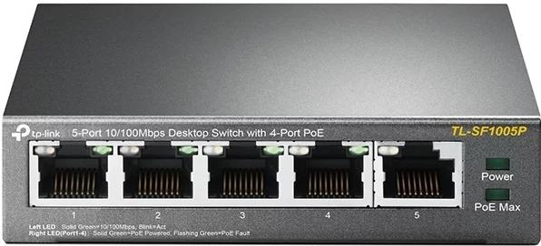 Коммутатор TP-LINK TL-SF1005P серый
