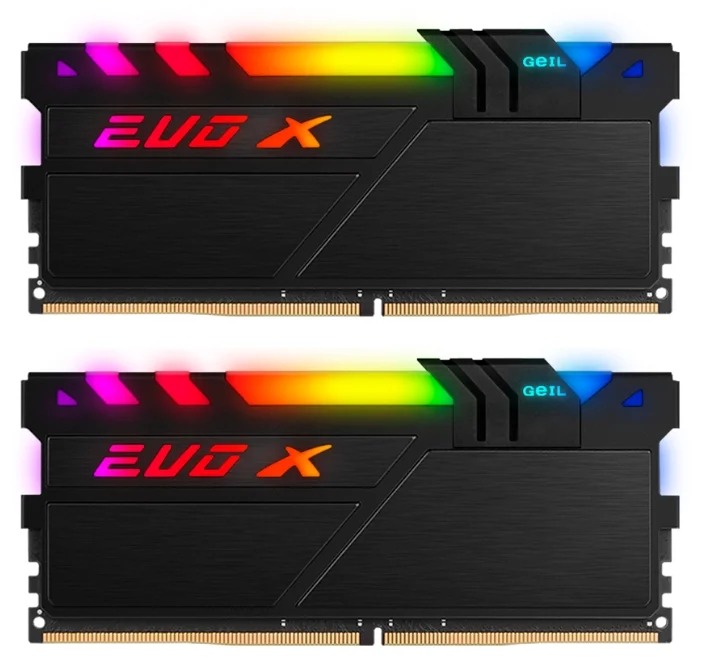 Комплект модулей Geil EVO X II RGB GEXSB432GB3200C16ADC, 2х16Гб, DDR4