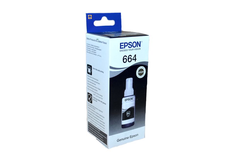 Чернила Epson C13T66414A, 70 мл, черные