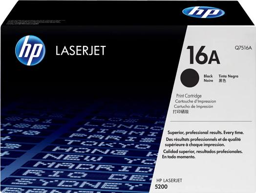 Картриджи HP Q7516A черный