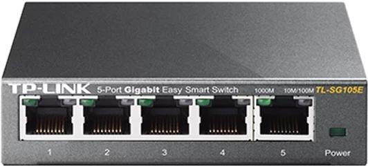 Коммутатор TP-LINK TL-SG105E черный