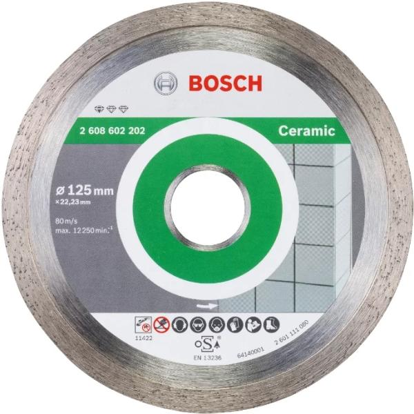 Диск отрезной Bosch Standard for Ceramic 2608602202 125x22.23