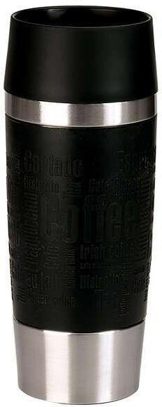 Термокружка Emsa Travel Mug 513361 черная, 0.36 л