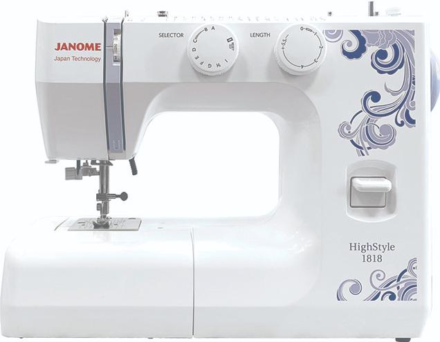 Швейная машина Janome HighStyle 1818 белый
