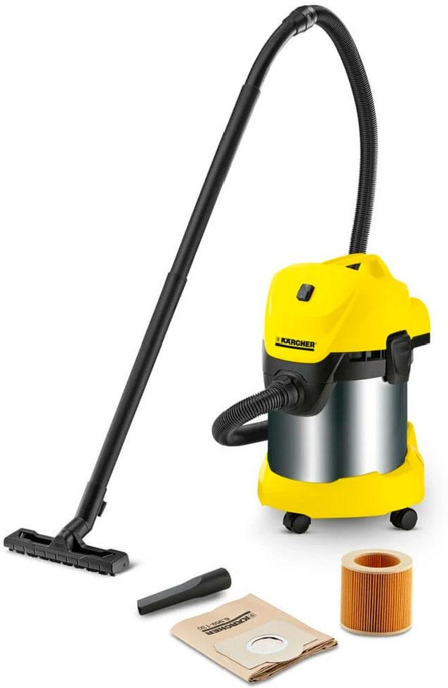 Пылесос Karcher WD 3 S V-17/4/20, желтый