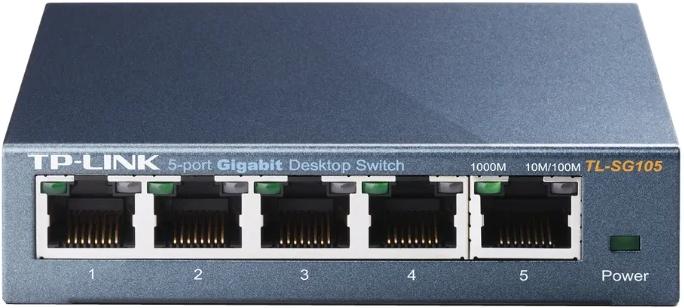 Коммутатор Коммутатор TP-LINK TL-SG105 синий