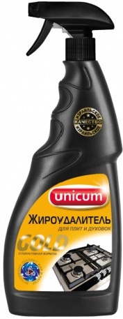 Чистящее средство Unicum Gold Жироудалитель, спрей, 750 мл