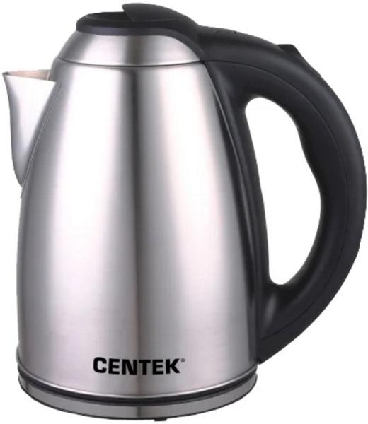 Электрочайник CENTEK CT-0049 серебристый-черный...