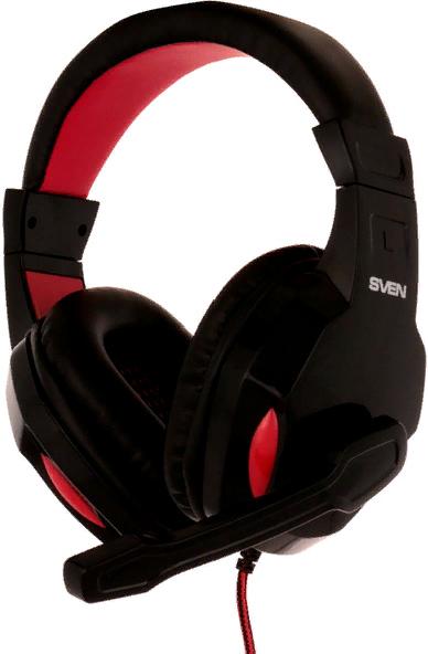 Наушники SVEN AP-G857MV черный-красный