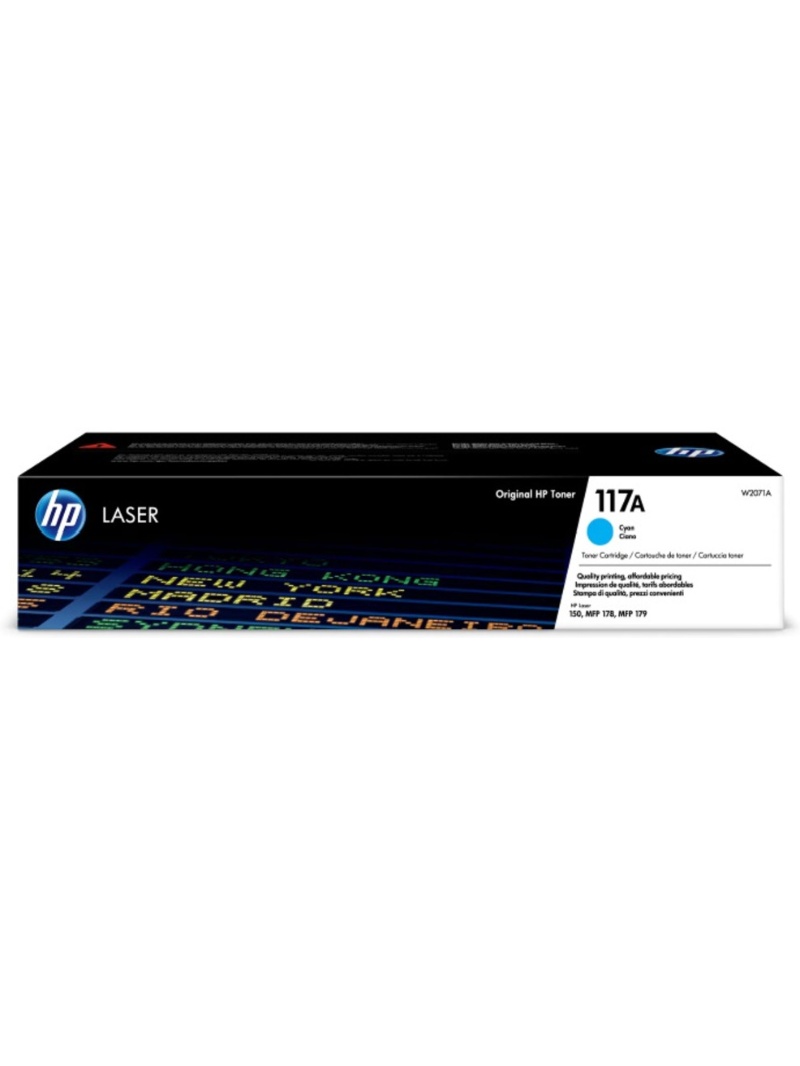 Картридж HP W2071A голубой