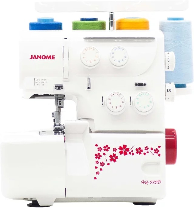 Оверлок Janome HQ-075D, белый