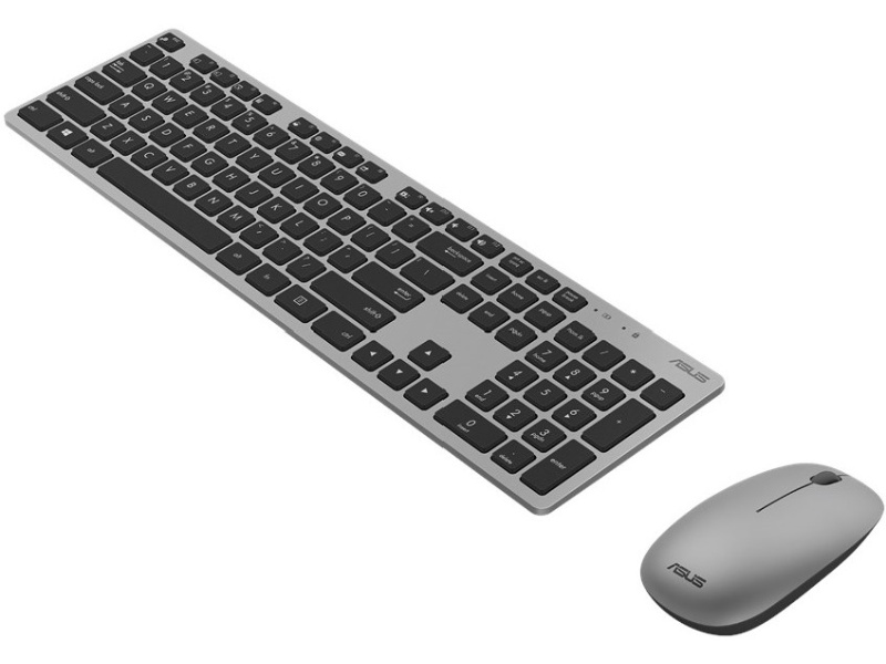 Клавиатура Asus W5000 + мышь серая