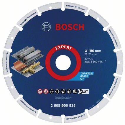 Диск отрезной Bosch по металлу, 2608900535, 180x22.23