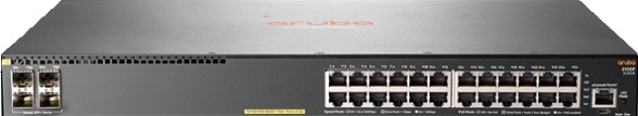 Коммутатор HPE Aruba 2930F 24G 4SFP JL259A черный