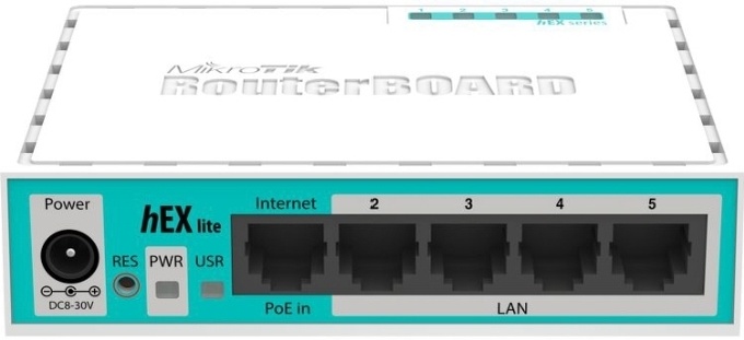 Маршрутизатор Mikrotik hEX lite RB750r2 белый