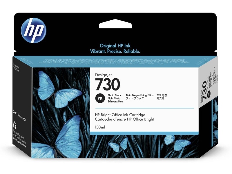 Картридж HP 730 P2V67A черный