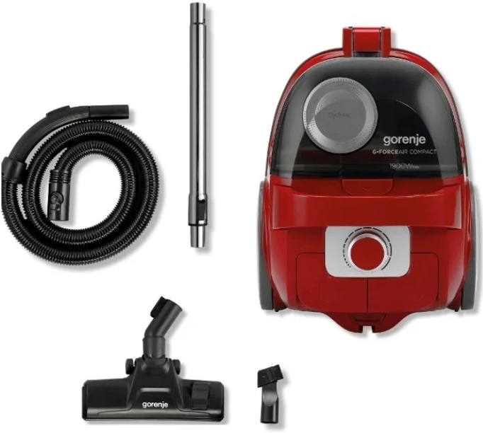 Пылесос Gorenje VC-1901GACRCY красный