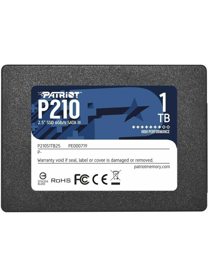 Твердотельный накопитель Patriot P210 P210S1TB25 1TB