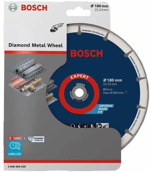 Диск отрезной Bosch по металлу, 2608900535, 180x22.23