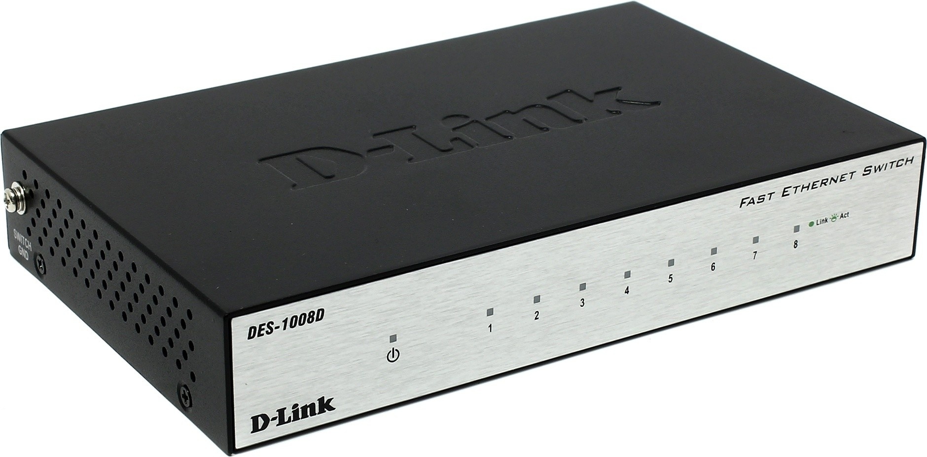 Коммутатор D-Link DES-1008D/L2B черный