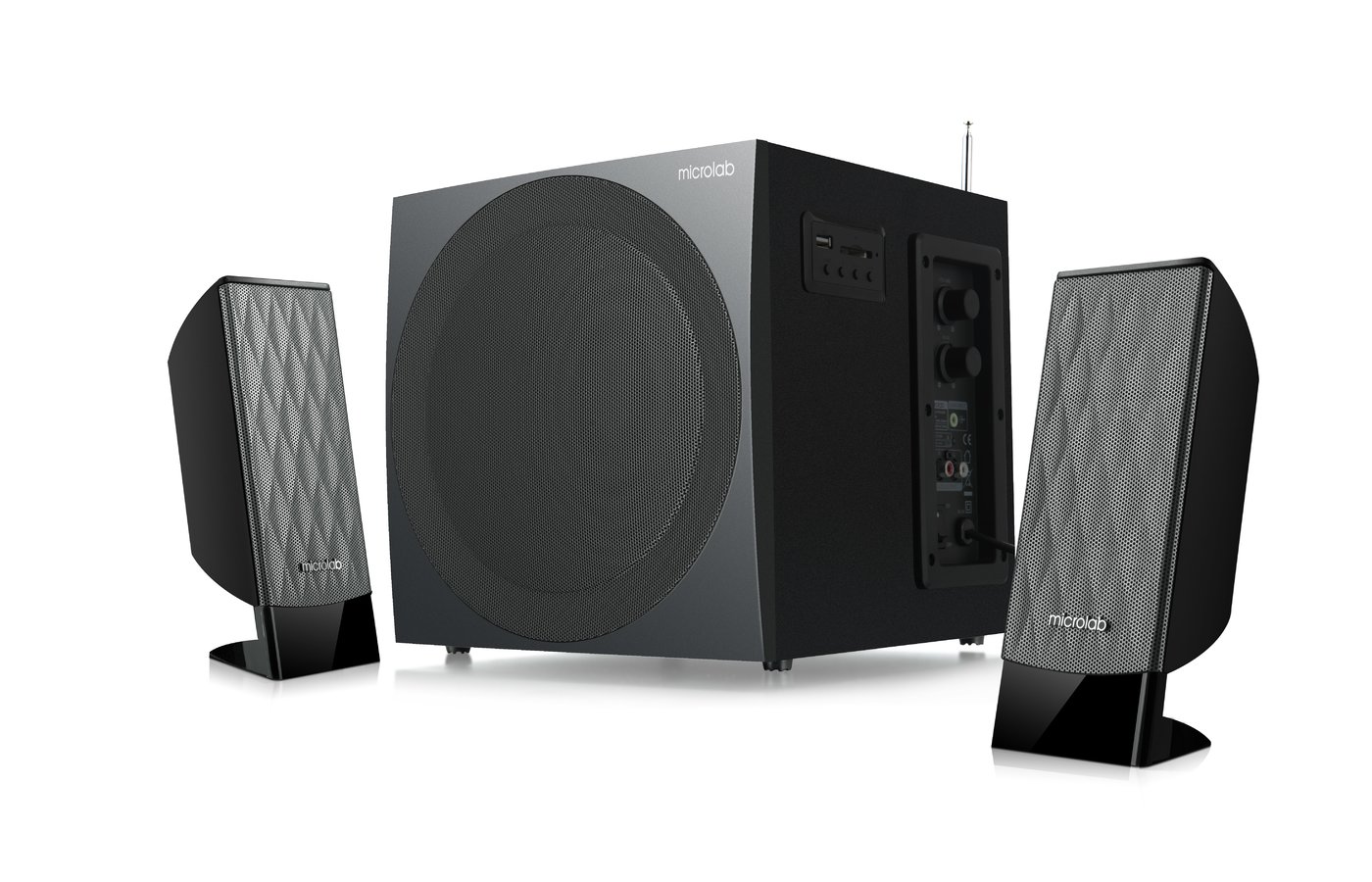 Компьютерные колонки Microlab M-300U черные