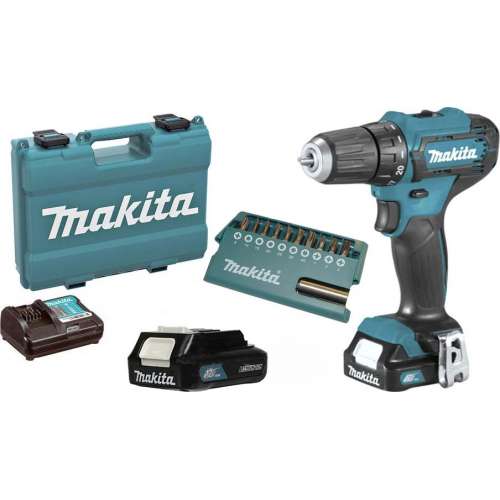 Дрель-шуруповерт Makita DF333DAX13 + набор бит D-31756