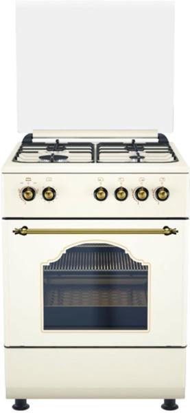 Плита газовая De Luxe 606040.24г-006(кр) ЧР топленое молоко