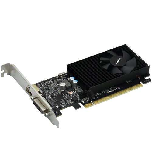 Видеокарта Gigabyte GeForce GT 1030 Low Profile D4 2G GV-N1030D4-2GL, 2 GB