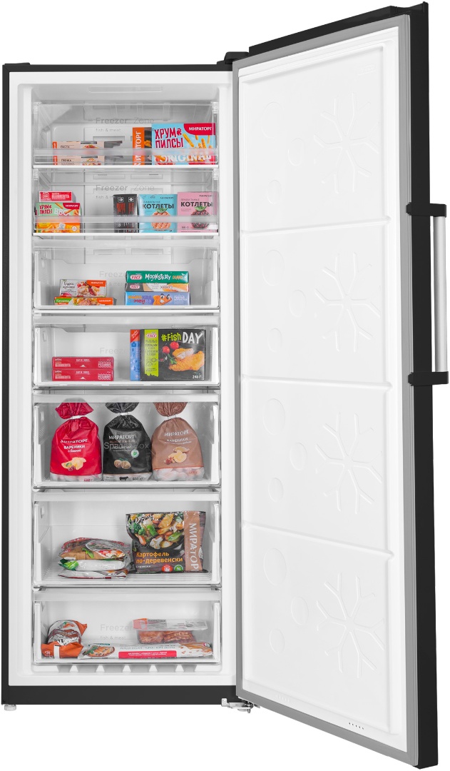 Морозильник Maunfeld MFFR185SB черный