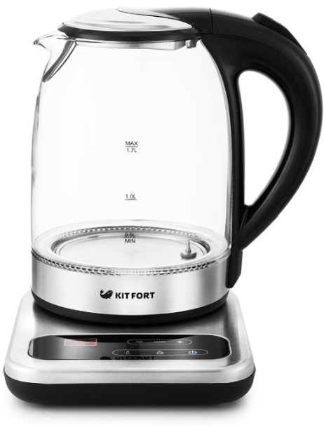 Электрочайник Kitkort КТ-657 серебристый