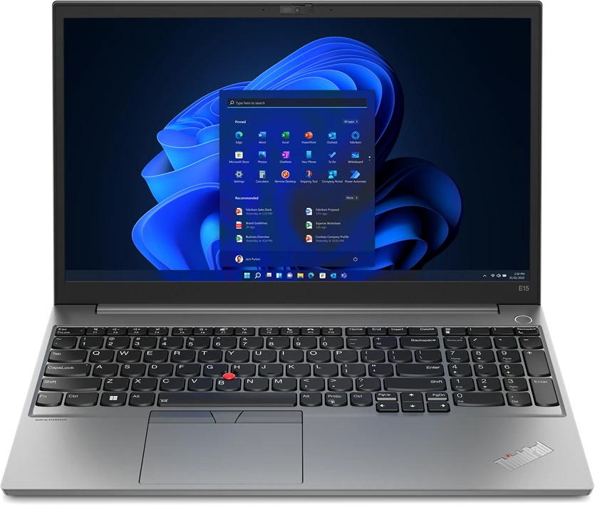 Ноутбук Lenovo ThinkPad E15 Gen 4 21E7S3AJ00, серый