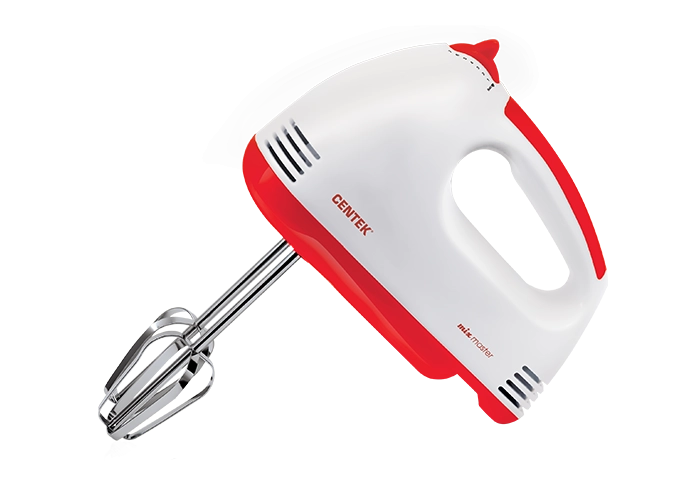 Centek CT-1111 ақ-қызыл миксері 