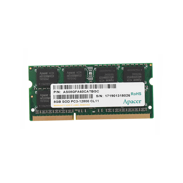 Оперативная память Apacer DS.08G2K.KAM DDR3 8 ГБ 1600 МГц