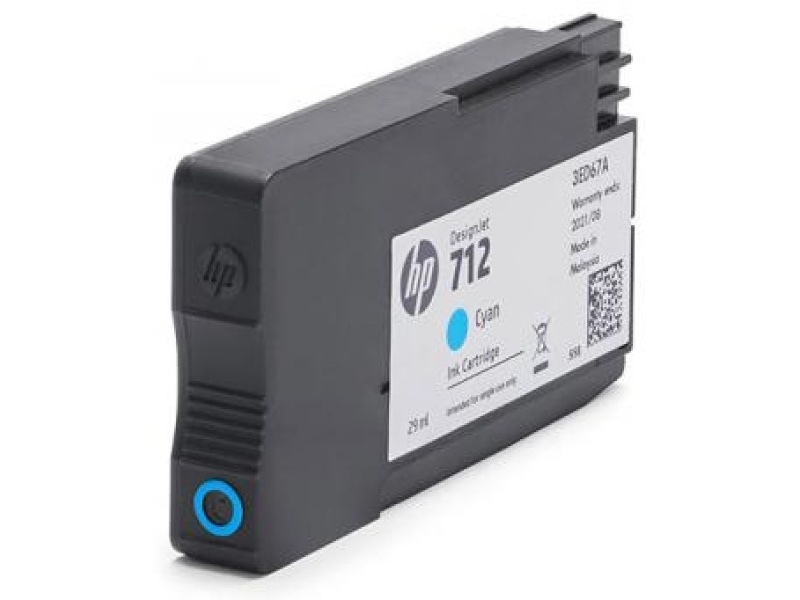 Картридж HP 712 3ED77A голубой