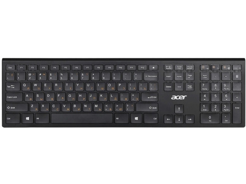 Клавиатура Acer OKR030 черная + мышь