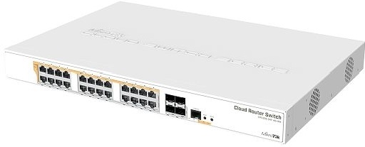 Коммутатор MikroTik CRS328-24P-4S+RM белый