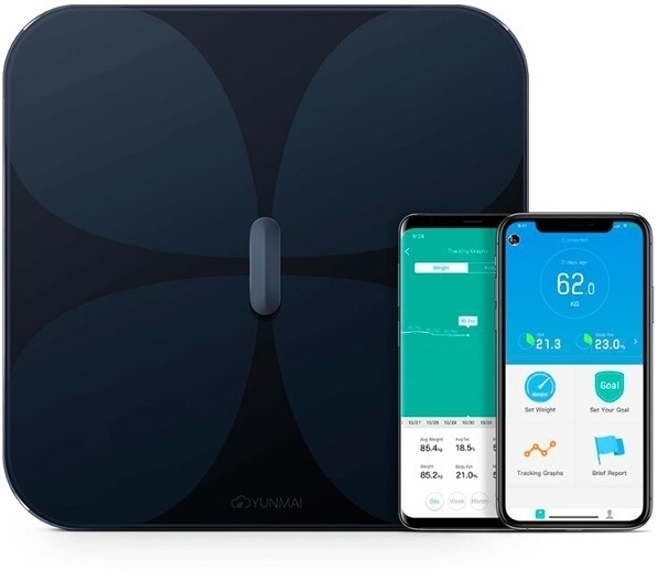 Напольные весы Xiaomi Yunmai Pro M1806 черные