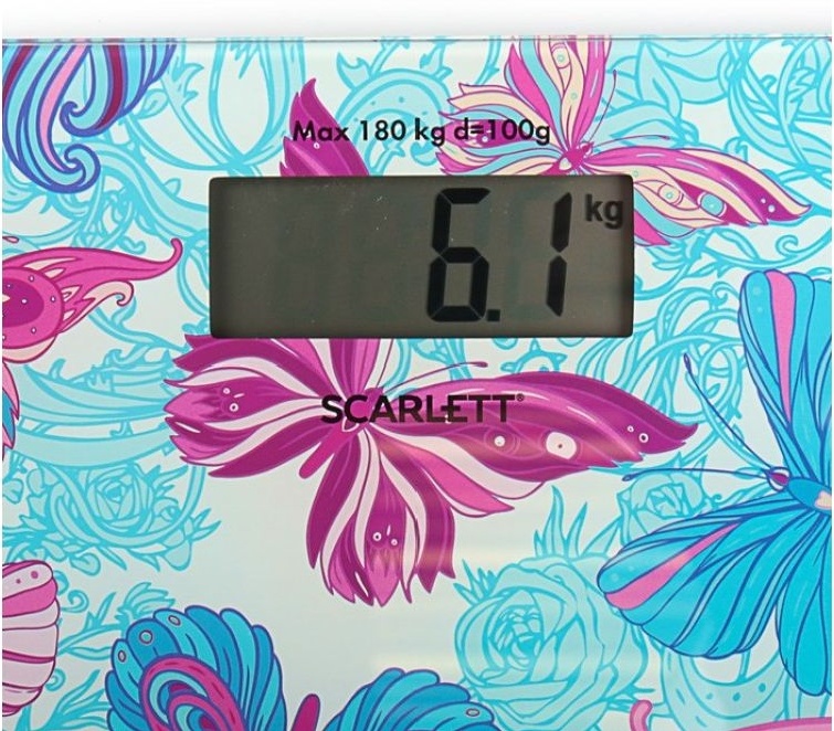 Напольные весы Scarlett SC-BS33E080 Butterflies