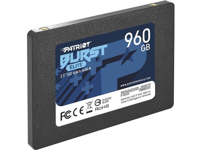 Жесткий диск Patriot Burst Elite PBE960GS25SSDR 960Gb