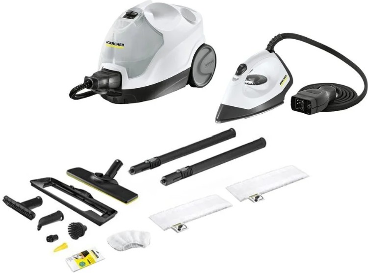 Пароочиститель Karcher SI 4 Easy Fix Premium Iron Kit 1.512-490.0, белый
