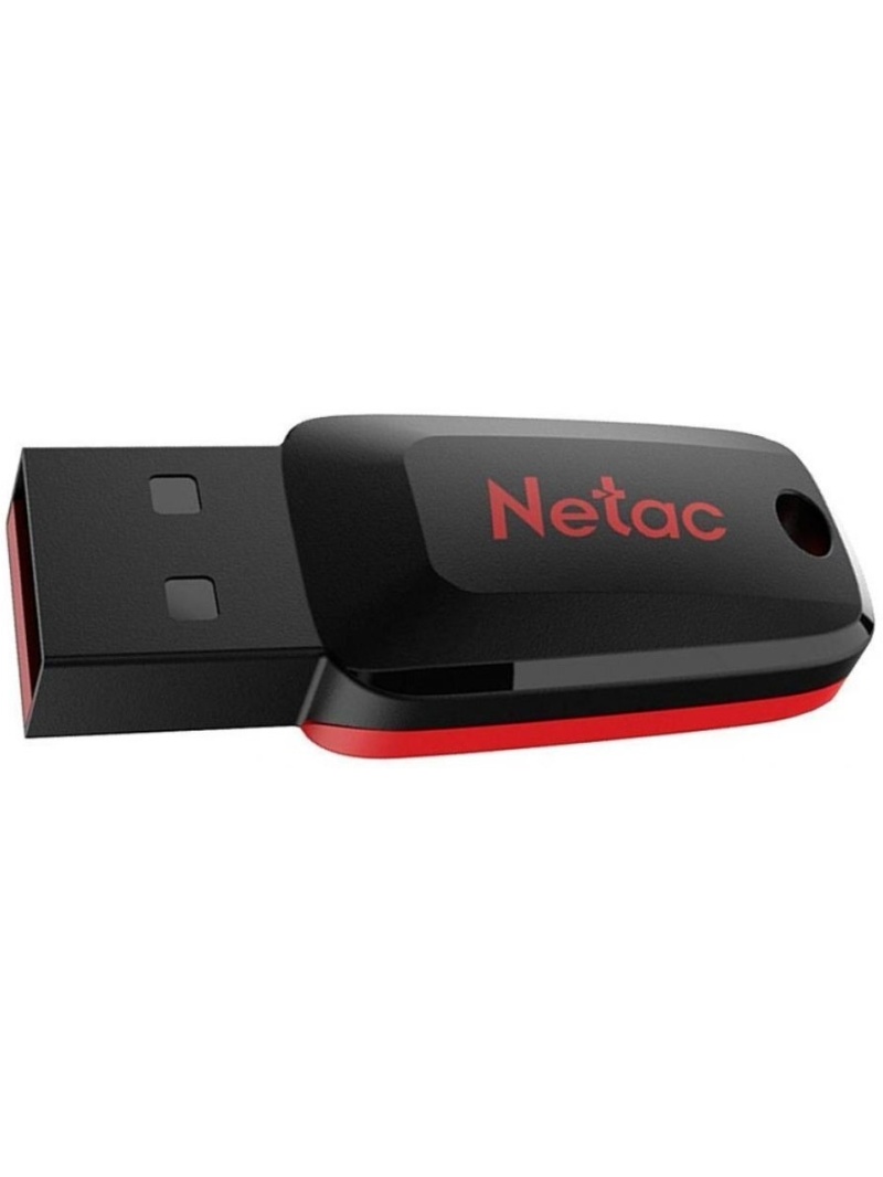 USB Flash карта Netac U197, 32GB, черная-красная