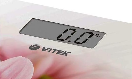 Напольные весы Vitek VT-8051 W бело-розовые